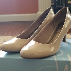 Tan pumps